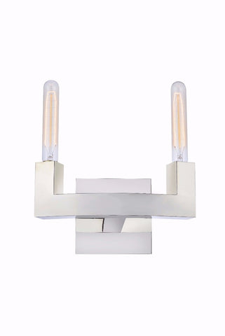 ZC121-1525W11PN - Urban Classic: Corsica 2 light Polished Nickel Wall Sconce