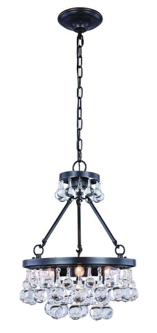 ZC121-1509D15BZ - Urban Classic: Bettina 3 light Bronze Pendant Clear Royal Cut Crystal