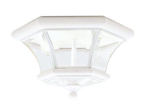 Livex Monterey/Georgetown 2 Light White Ceiling Mount - C185-7052-03