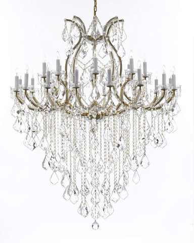 Crystal Chandelier Lighting Chandeliers H59" X W46" Great for The Foyer, Entry Way, Living Room, Family Room and More! - A83-B12/2MT/24+1