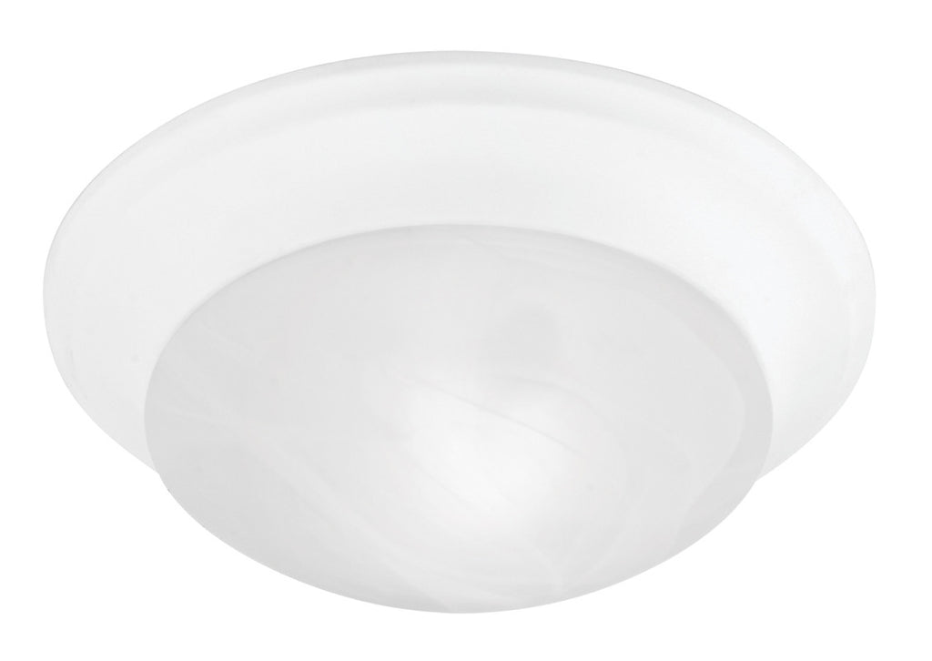 Livex Omega 1 Light White Ceiling Mount - C185-7301-03