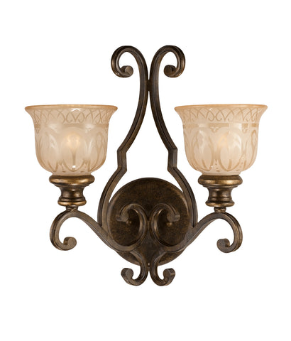 2 Light Bronze Umber Traditional Sconce - C193-7402-BU