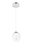 ZC121-5106D1C - Regency Lighting: Ivy 1 light in Chrome Pendant