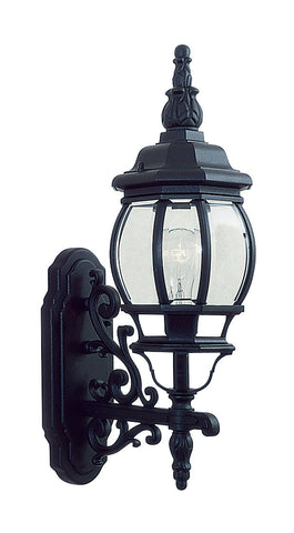 Livex Frontenac 1 Light Black Outdoor Wall Lantern - C185-7520-04