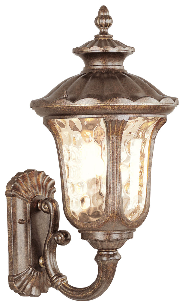 Livex Oxford 3 Light MG Outdoor Wall Lantern - C185-7662-50