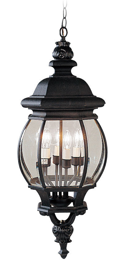 Livex Frontenac 4 Light Black Chain Lantern - C185-7705-04