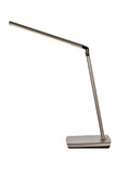 ZC121-LEDDS001 - Regency Decor: Illumen Collection 1-Light metallic grey Finish LED Desk Lamp