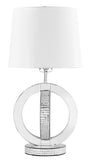 ZC121-ML9306 - Regency Decor: Sparkle Collection 1-Light Silver Finish Table Lamp
