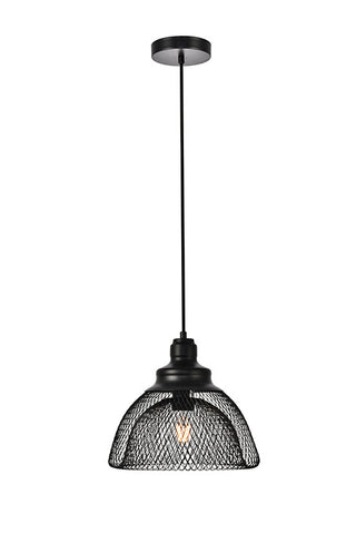 ZC121-LDPD2031 - Living District: Warren Collection Pendant D10in H9in Lt:1 Black Finish