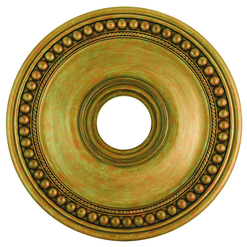 Livex Wingate Antique Gold Leaf Ceiling Medallion - C185-82074-48