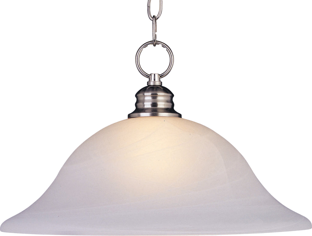 Essentials 1-Light Pendant Satin Nickel - C157-91076FTSN