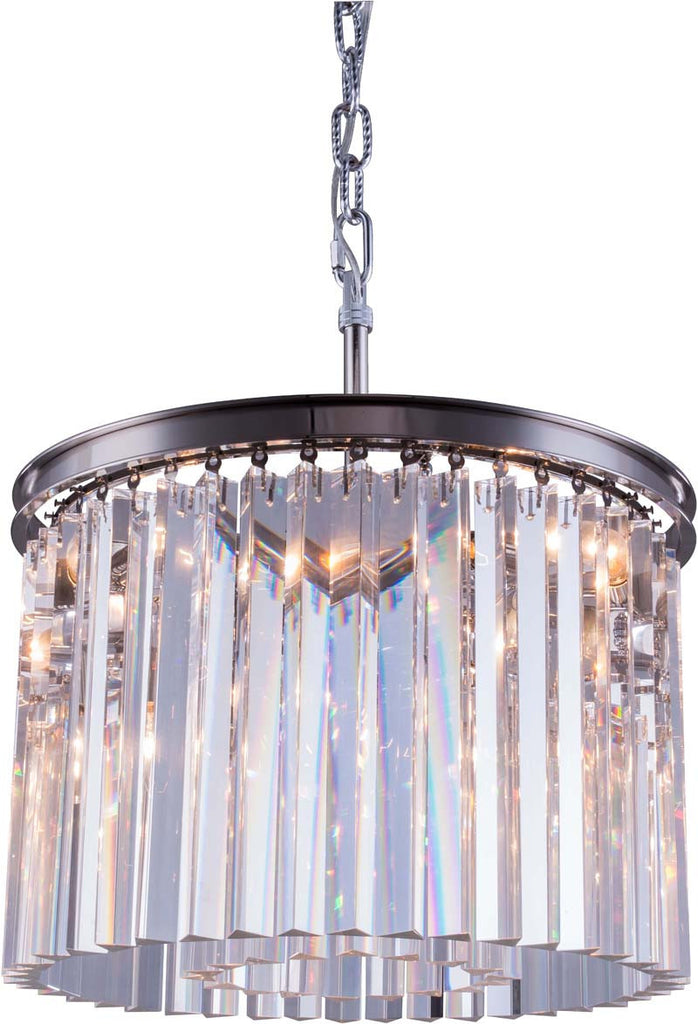 C121-1208D20PN/RC By Elegant Lighting - Sydney Collection Polished nickel Finish 6 Lights Pendant lamp