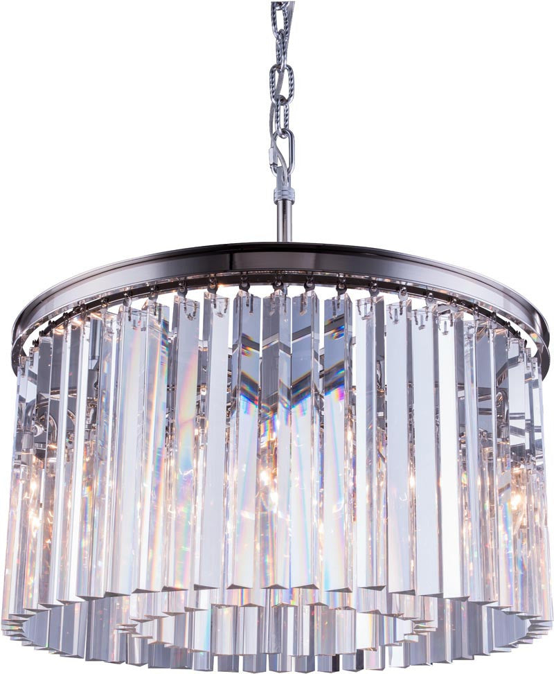 ZC121-1208D26PN-GT/RC By Regency Lighting - Sydney Collection Polished nickel Finish 8 Lights Pendant Lamp