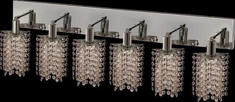 ZC121-1286W-O-P-CL/EC By Regency Lighting Mini Collection 6 Lights Wall Sconce Chrome Finish