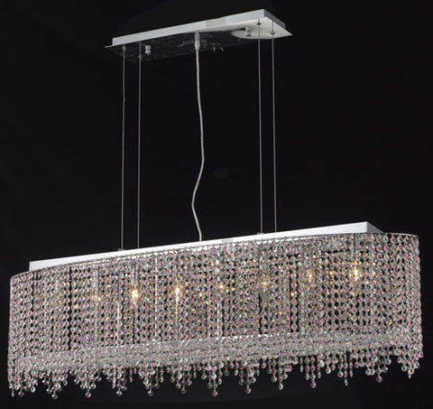 ZC121-1392D46C-CL/EC By Regency Lighting Moda Collection 8 Light Chandeliers Chrome Finish