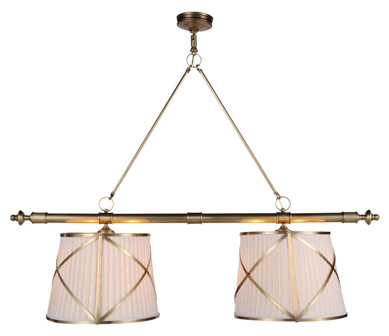 C121-1408G51BB By Elegant Lighting - Fairmount Collection Burnished Brass Finish 4 Lights Pendant lamp