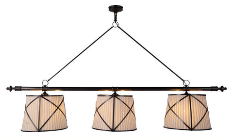 C121-1408G75BZ By Elegant Lighting - Fairmount Collection Bronze Finish 6 Lights Pendant lamp