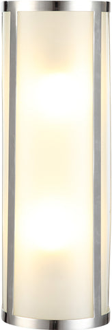 C121-1427W5PN By Elegant Lighting - Sierra Collection Polished Nickel Finish 2 Lights Wall Sconce