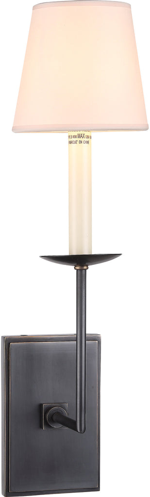 C121-1436W4BZ By Elegant Lighting - Astana Collection Bronze Finish 1 Light Wall Sconce