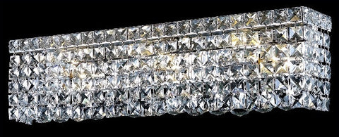 ZC121-V2033W26C/EC By Elegant Lighting Maxim Collection 6 Light Wall Sconces Chrome Finish