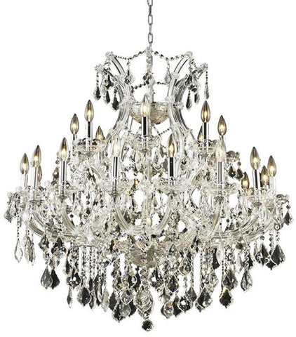 ZC121-2800D36C/EC By Regency Lighting - Maria Theresa Collection Chrome Finish 24 Lights Dining Room