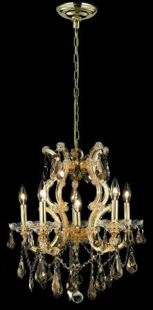 C121-2801D20G-GT By Regency Lighting-Maria Theresa Collection Gold Finish 6 Lights Chandelier