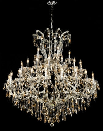 C121-2801G52C-GT By Regency Lighting-Maria Theresa Collection Chrome Finish 41 Lights Chandelier