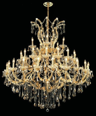 C121-2801G52G-GT By Regency Lighting-Maria Theresa Collection Gold Finish 41 Lights Chandelier