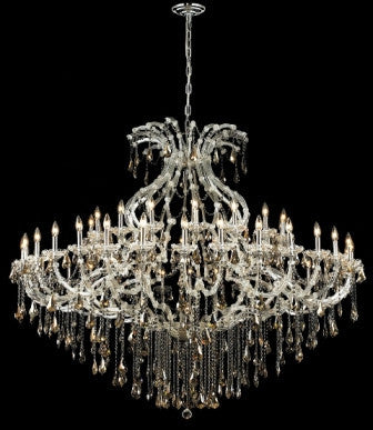 C121-2801G72C-GT By Regency Lighting-Maria Theresa Collection Chrome Finish 49 Lights Chandelier