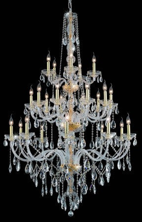 C121-7925G43G By Regency Lighting-Verona Collection Gold Finish 25 Lights Chandelier