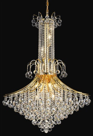 ZC121-V8006G35G By Regency Lighting-Toureg Collection Gold Finish 16 Lights Chandelier