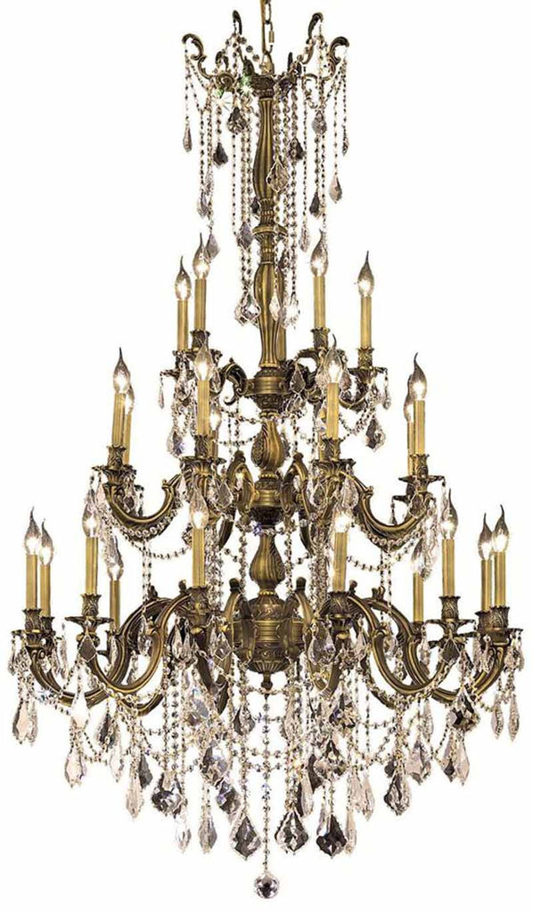 ZC121-9225G38AB/EC By Regency Lighting - Rosalia Collection Antique Bronze Finish 25 Lights Foyer/Hallway