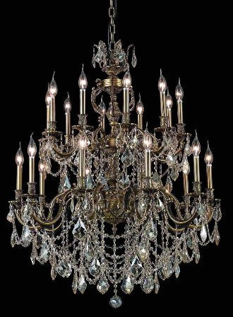 C121-9520G36AB-GS By Regency Lighting-Marseille Collection Antique Bronze Finish 20 Lights Chandelier