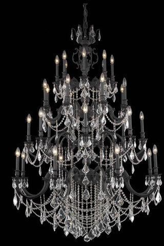 ZC121-9532G48DB/EC By Regency Lighting Marseille Collection 32 Lights Chandelier Dark Bronze Finish