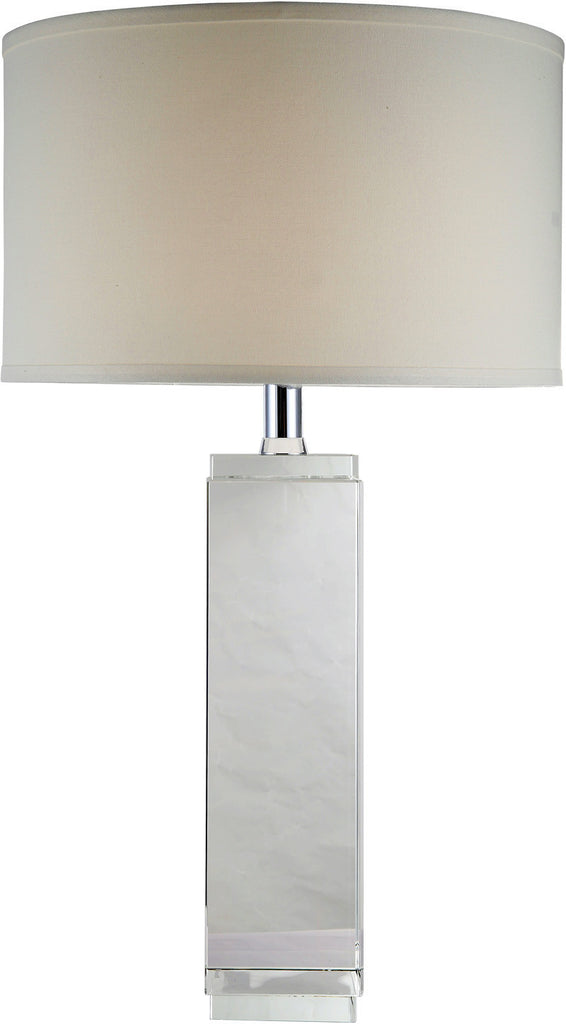 C121-TL1003 By Elegant Lighting - Regina Collection Chrome Finish 1 Light Table Lamp