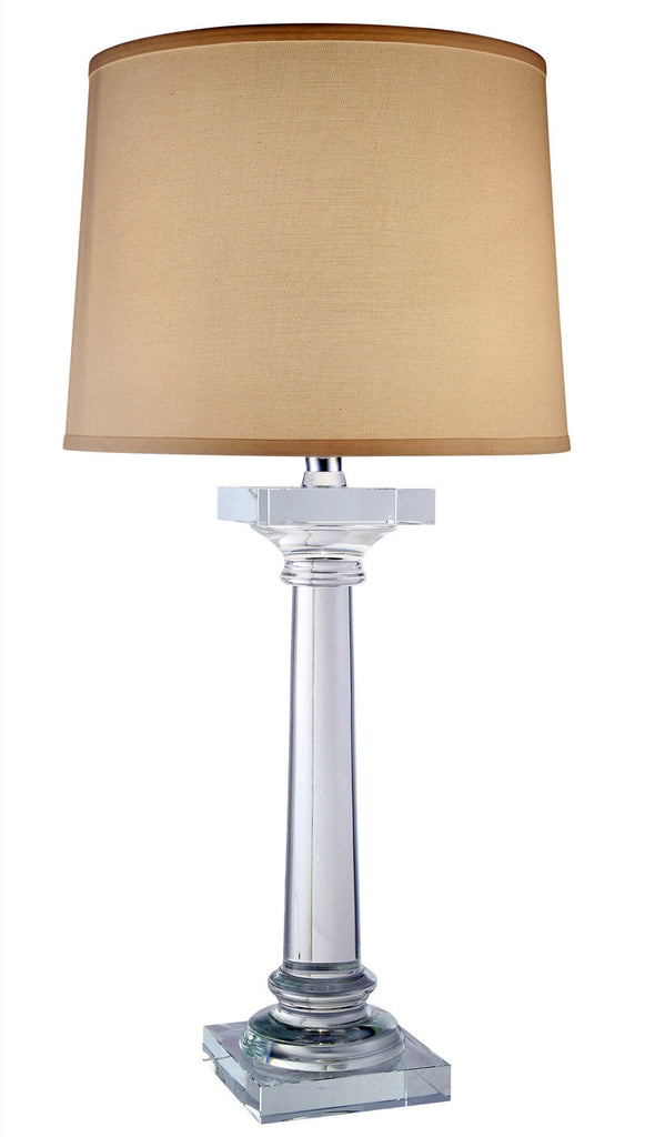 C121-TL1005 By Elegant Lighting - Regina Collection Chrome Finish 1 Light Table Lamp
