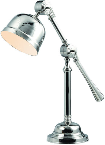 C121-TL1255 By Elegant Lighting - Vintage Task Collection Chrome Finish 1 Light Table Lamp