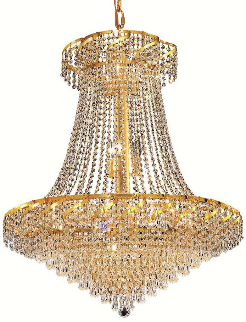 ZC121-ECA4D30G/EC By Regency Lighting - Belenus Collection Gold Finish 18 Lights Dining Room