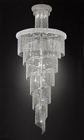 French Empire Empress Crystal(Tm) Chandelier Lighting H 72" W 30" - Cjd-Cs/2175/30