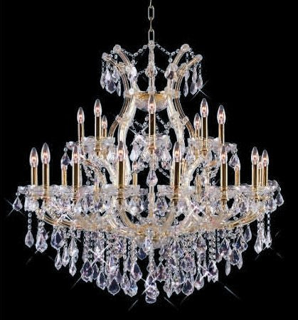 C121-GOLD/2800/3636 Maria Theresa Collection By Elegant Maria Theresa CHANDELIER Chandeliers, Crystal Chandelier, Crystal Chandeliers, Lighting