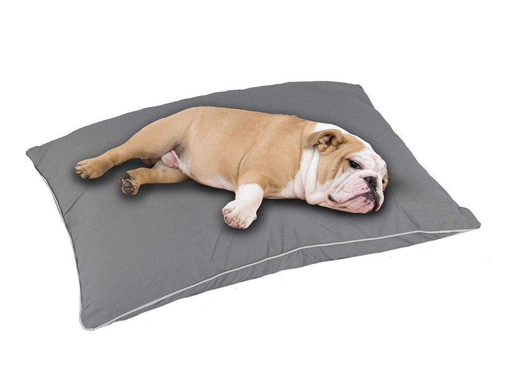 Dog Bed Cat Bed Pet Bed Dog Pillow Extra Soft - J10-104-37X28GY