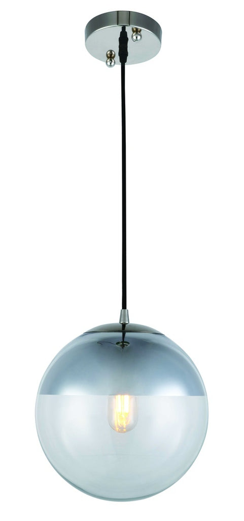 ZC121-1142D9PN - Urban Classic: Beckett 1 light Polished Nickel Pendant