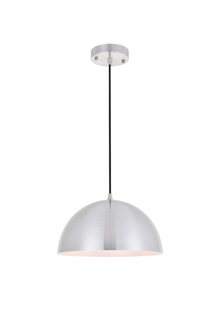 ZC121-LD4022D12BN - Living District: Forte 1 light brushed nickel Pendant