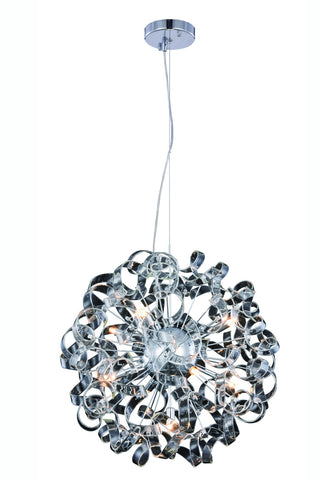 ZC121-2104D24C - Regency Lighting: Ritz 9 Light Chrome Pendant