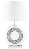 ZC121-ML9307 - Regency Decor: Sparkle Collection 1-Light Silver Finish Table Lamp