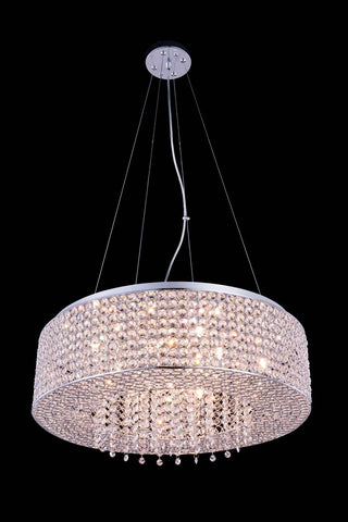 C121-2914D24C/RC - Regency Lighting: Amelie 10 light Chrome Pendant Clear Royal Cut Crystal