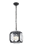 ZC121-1711D11FB - Urban Classic: Juno 4 light in Flat Black Pendant