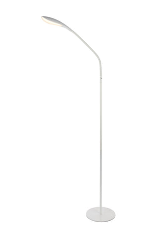 ZC121-LEDFL003 - Regency Decor: Illumen Collection 1-Light glossy frosted white Finish LED Floor Lamp