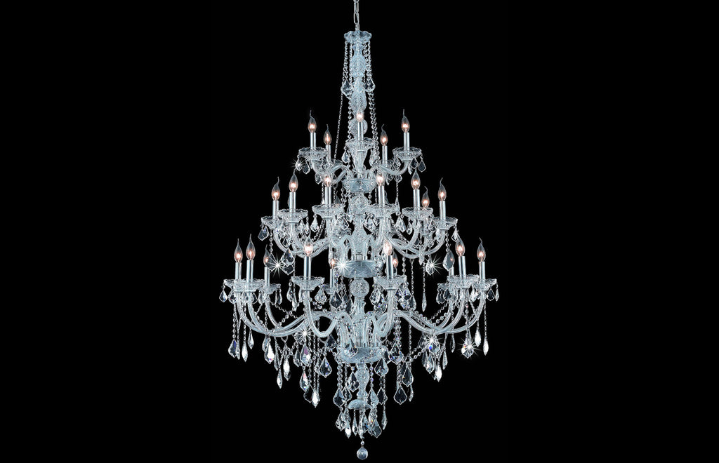 C121-7825G43C/RC - Regency Lighting: Verona 25 light Chrome Chandelier Clear Royal Cut Crystal