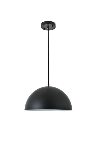 ZC121-LD4023D14BK - Living District: Forte 1 light black Pendant